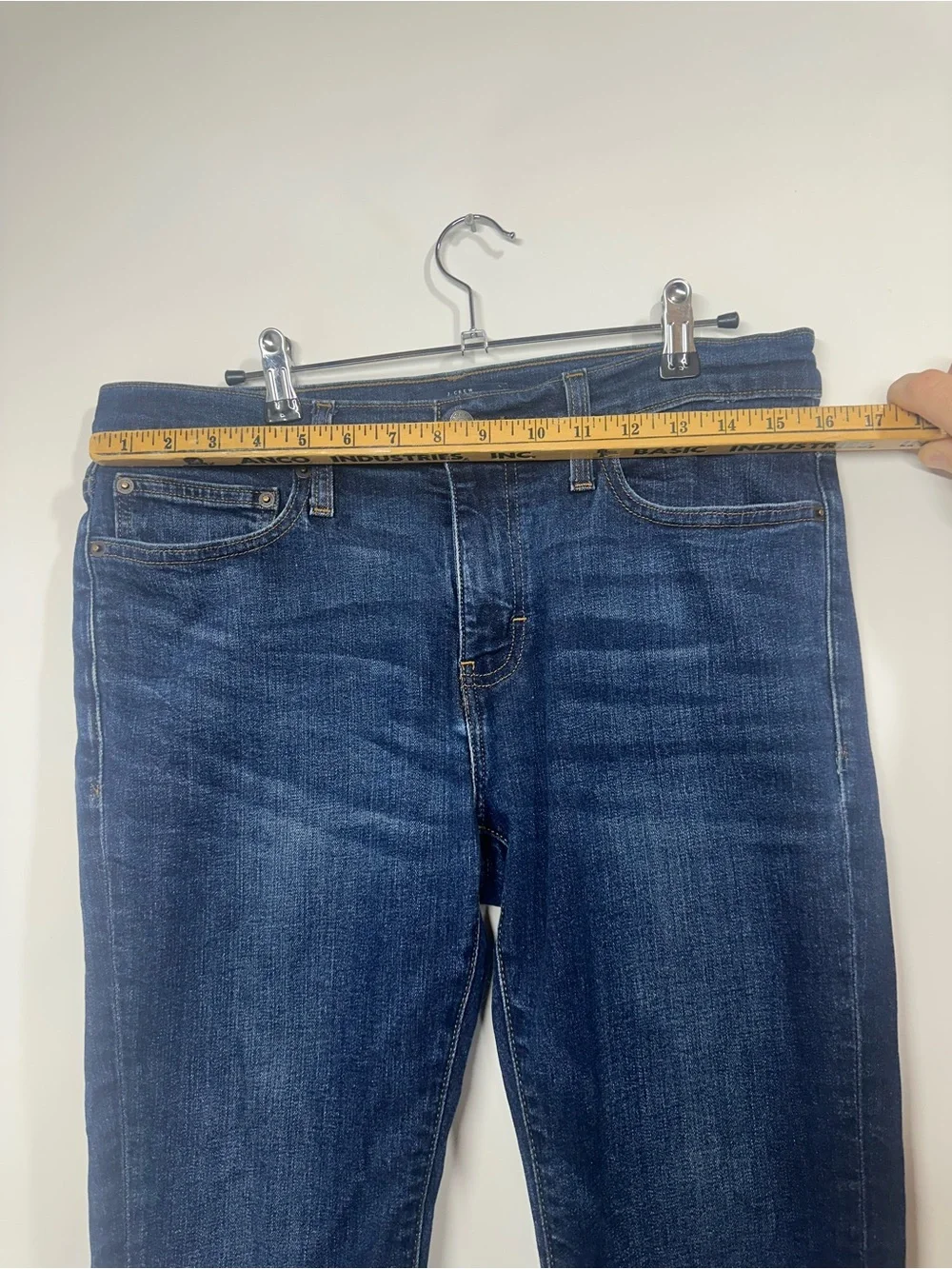 J.Crew Mercantile Flex Jeans Mens 30x30 Dark Wash Stretch Denim Blue